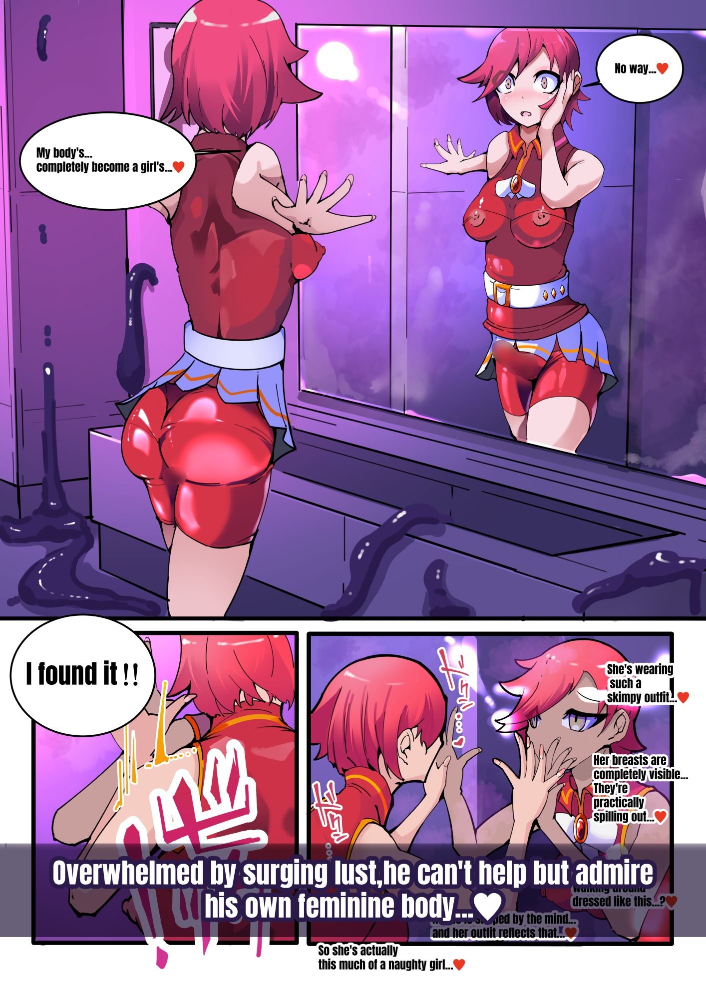 TSF Magical Boy Twin Wiz: A Magical Boy and the Academy Students Are Slowly Transformed into Girls ？ The Fall of His Other Half ？｜HentaiWorks サンプル画像 5