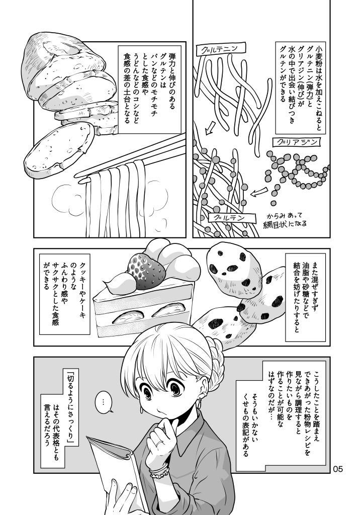 粉をもぐもぐ｜乱痴気事虫所 サンプル画像 5