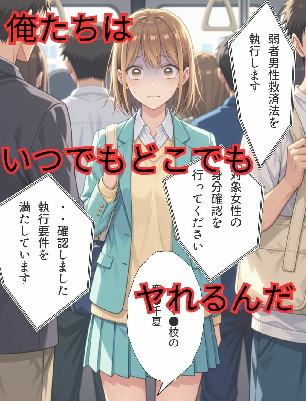 弱者男性救済法(鹿●千夏編)|Aアイザック サンプル画像 4