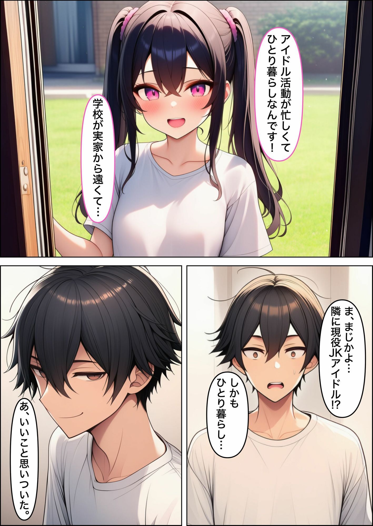 隣に引っ越してきたJKアイドルに惚れ薬を飲ませた結果…〜好き放題中出しセックス〜｜ベリーハニー サンプル画像 3