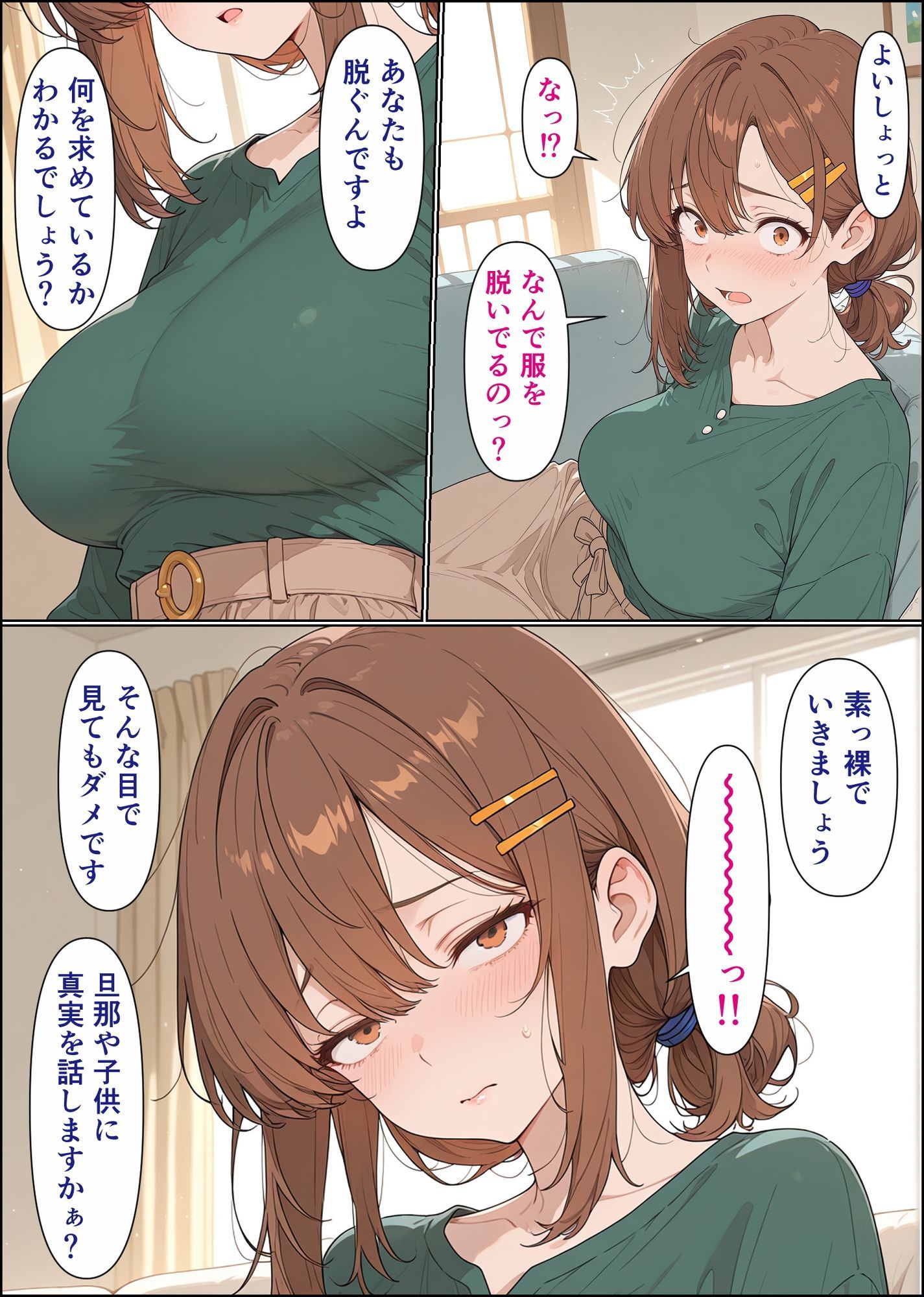 托卵家族 その子は誰の子？｜AIシコリえっち サンプル画像 4