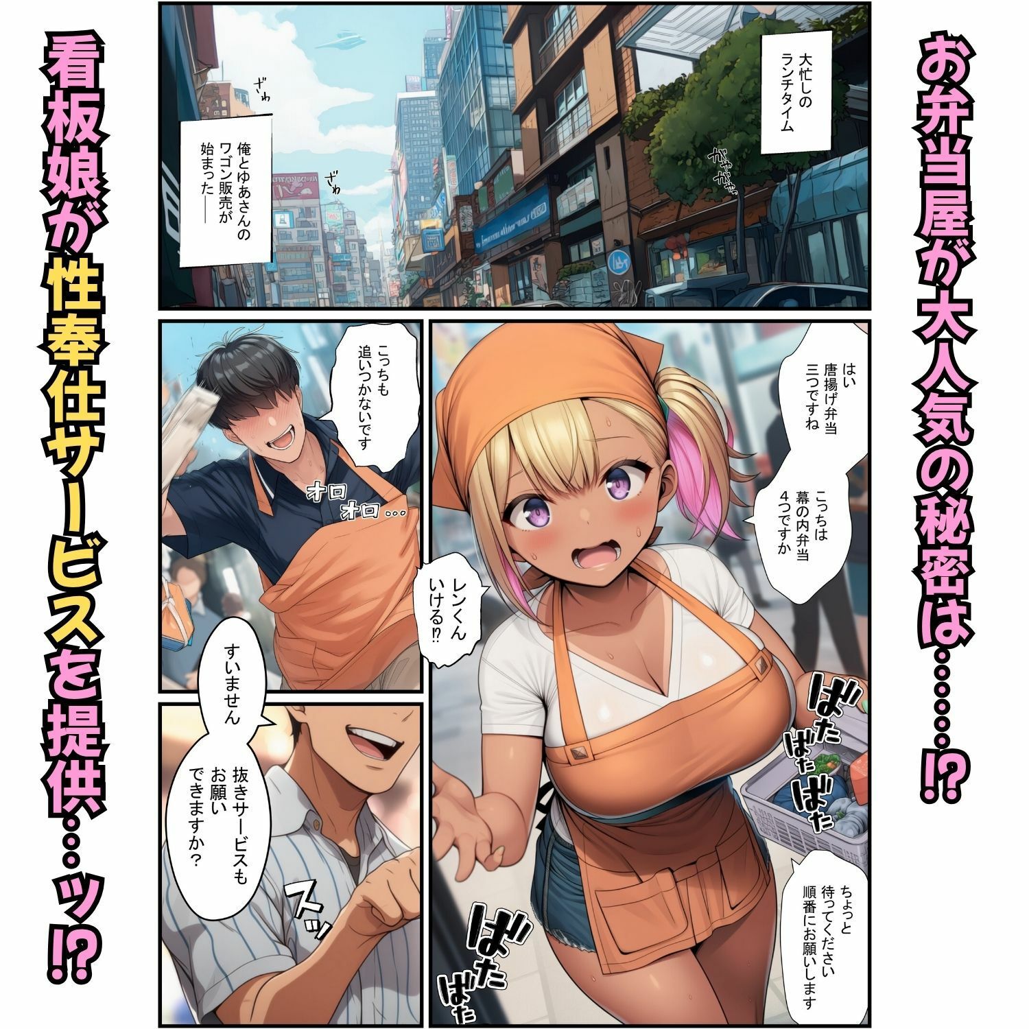 お弁当屋の看板娘が生ハメ奉仕!配達先で寝取られ肉便器堕ち|Velvet House サンプル画像 3