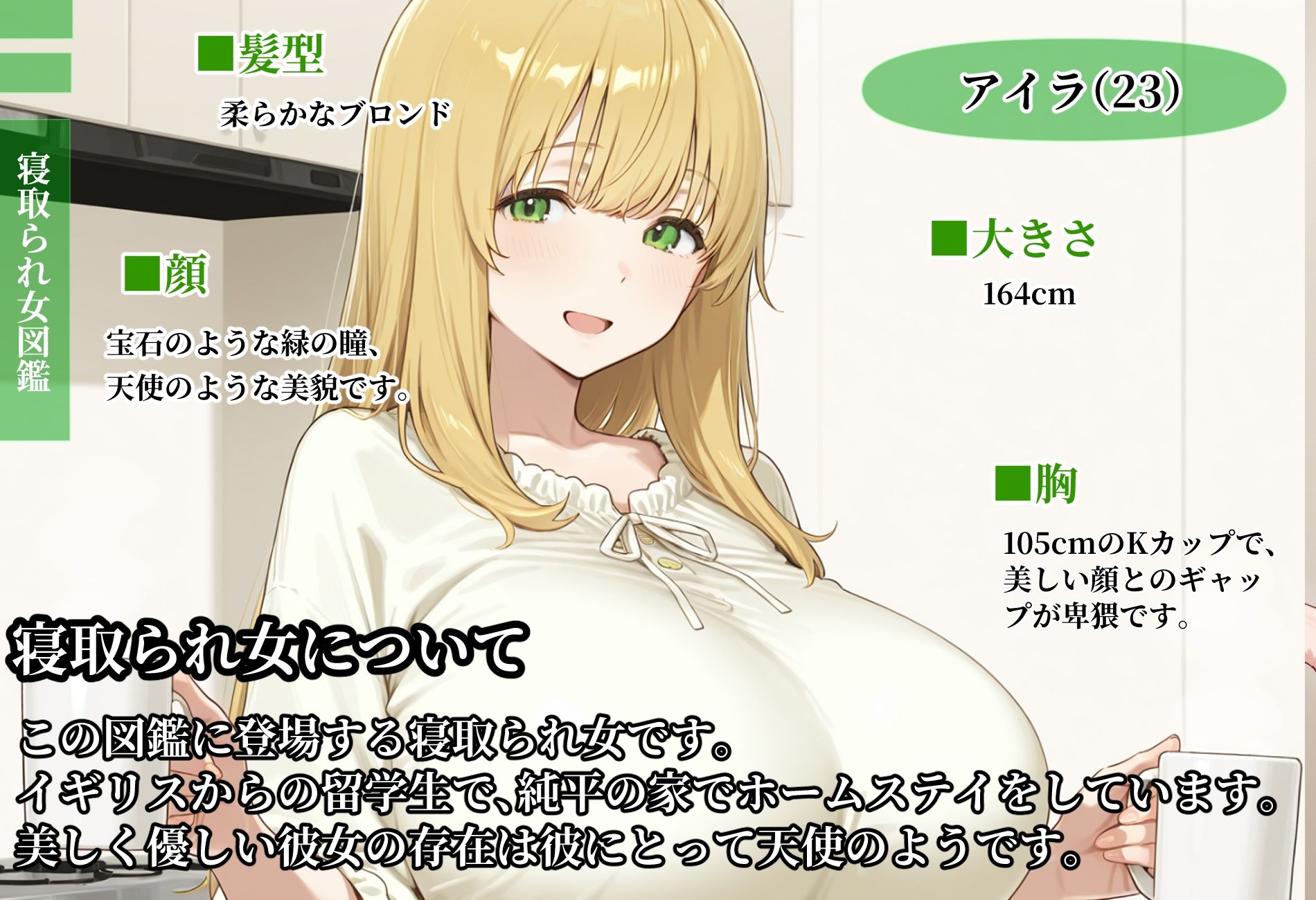 寝取られ女図鑑 アイラ|つらぬき丸 サンプル画像 2