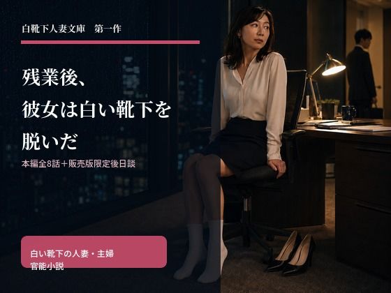 残業後、彼女は白い靴下を脱いだ｜白靴下人妻文庫
