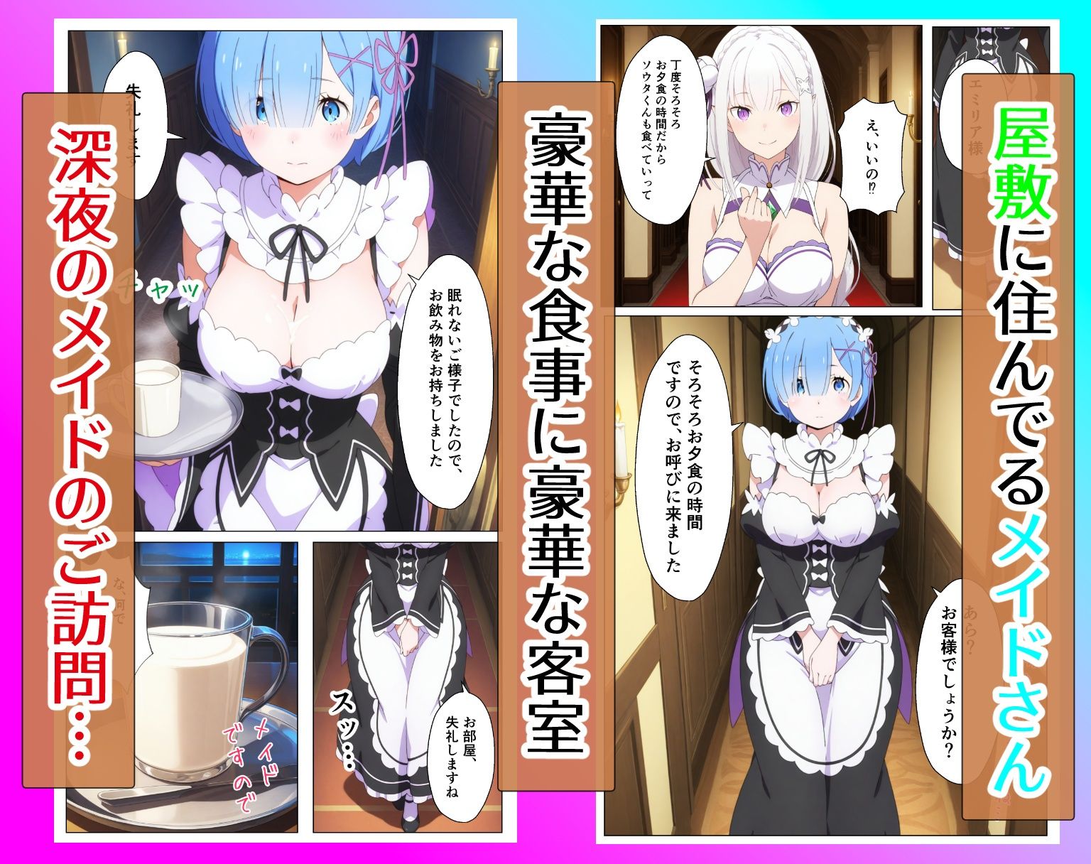 森で迷った僕を拾ったのはエ〇リアとレ〇でした〜屋敷で始まる種付け三昧の夏休み〜｜てんてんそふと サンプル画像 4