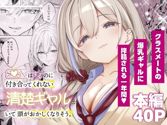 S◯Xはするのに付き合ってくれない清楚ギャルがいて頭がおかしくなりそう。｜ももいろ文学