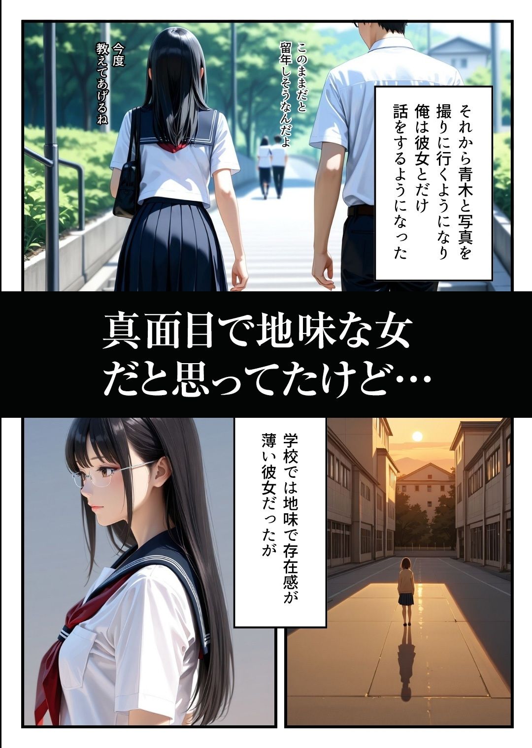 眼鏡の女|壇十三 サンプル画像 3