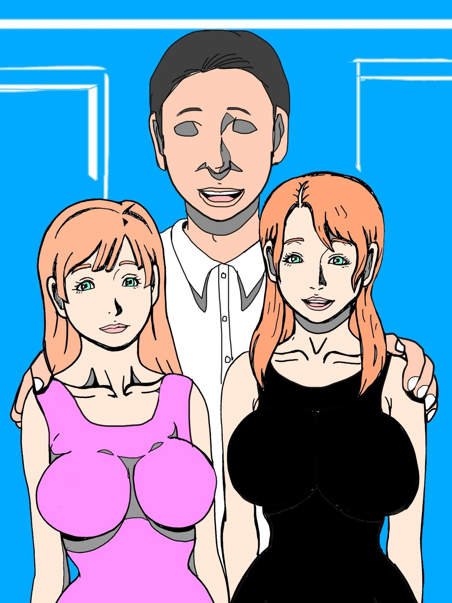 尊敬する上司の奥様と娘さんと交尾キメてます｜N-zumi-ha サンプル画像 3