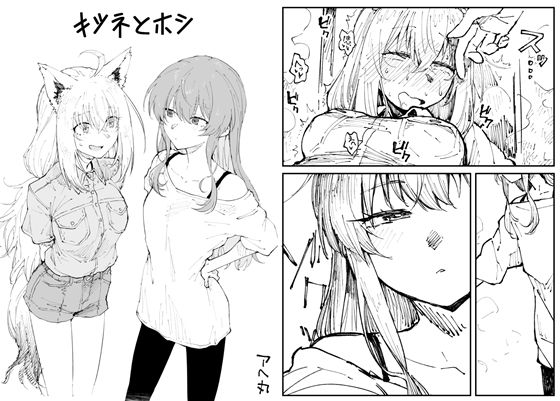 キツネとホシ｜アヘ丸