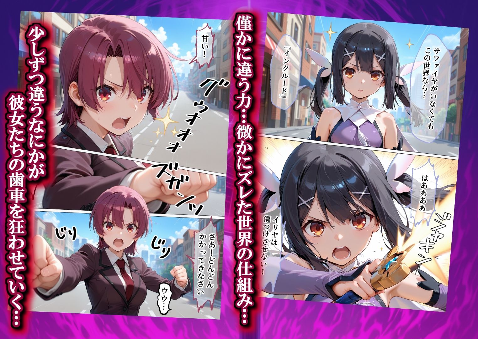魔法少女  闇落ち  敗北ルートもう戻れない  繰り返される凌●と快楽で嫌なはずなのに…｜大人の秘密結社 サンプル画像 2