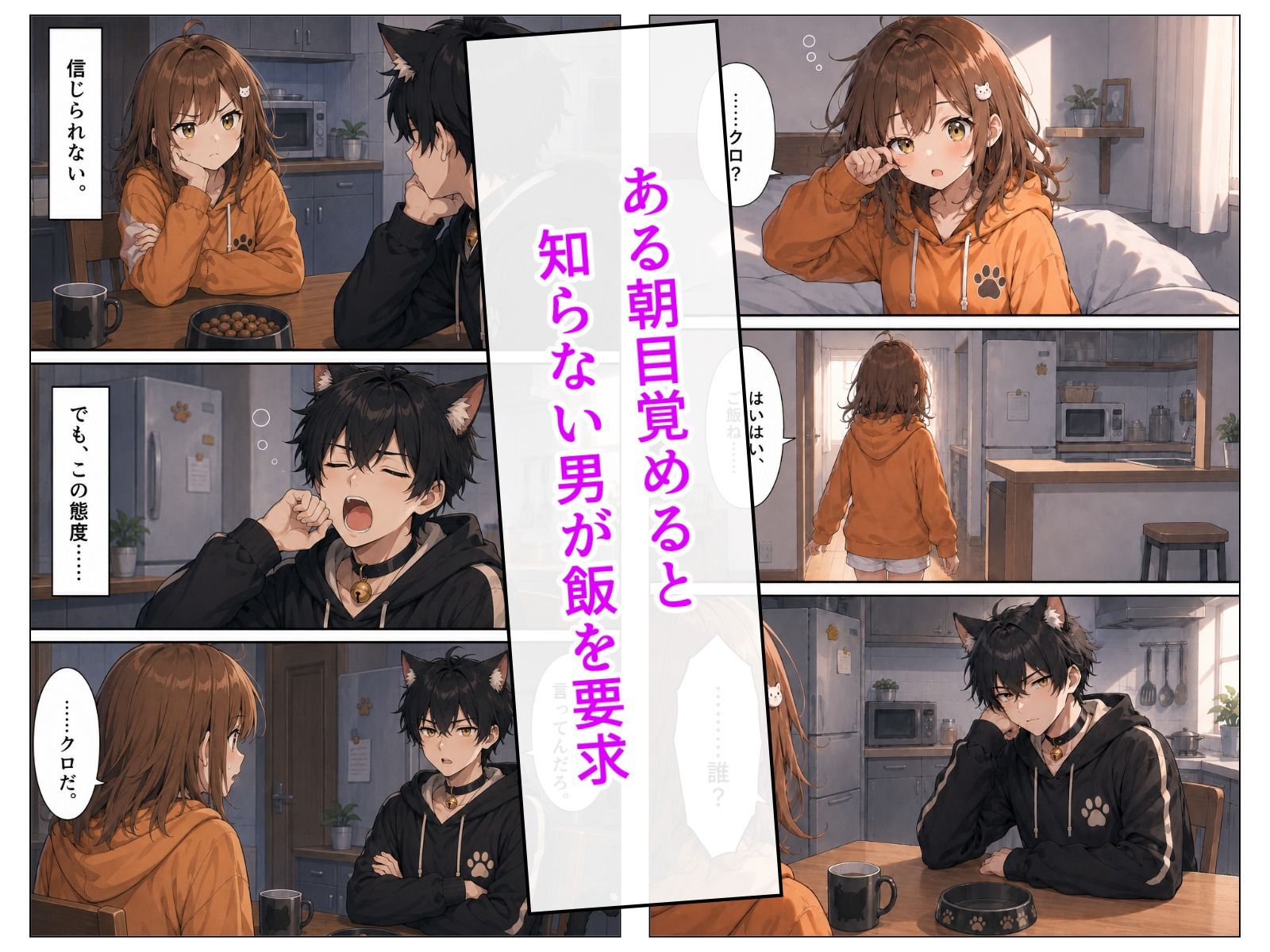 おい、飯。って誰よあんた！？｜LUME サンプル画像 2