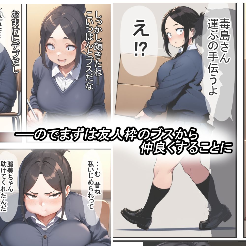 ブスに好かれた話｜さくみ サンプル画像 2