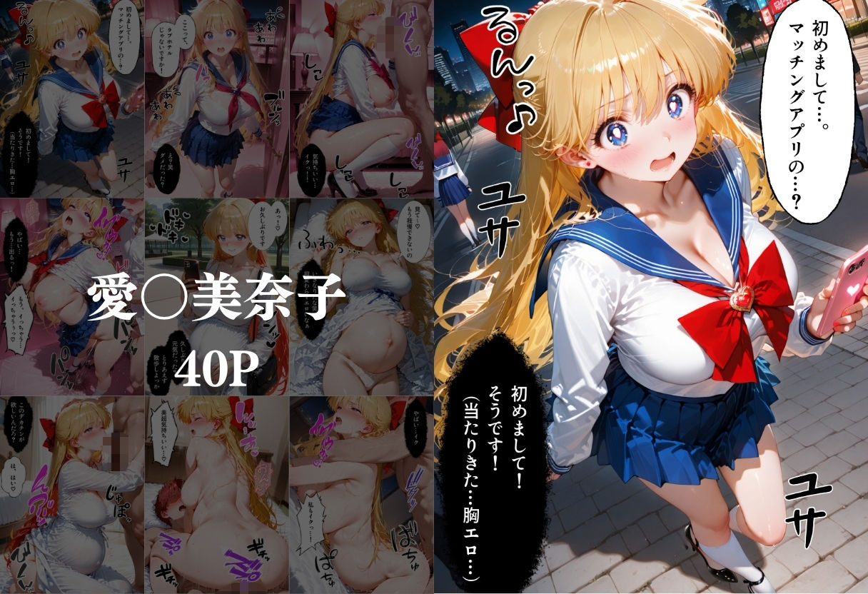 マッチングアプリで出会った美女を孕ませた話 美●女戦士セーラームーン編｜ガトーショコラ サンプル画像 3