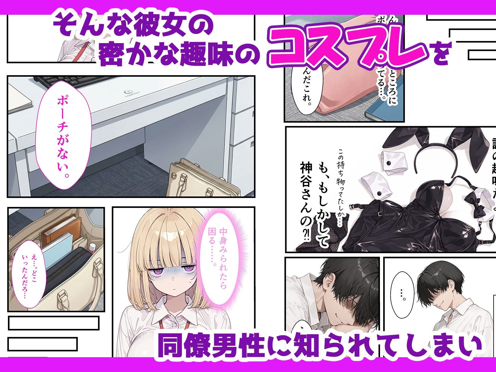 しごでき陰キャジト目巨乳〜同僚に性癖を知られ中だしセックスした話〜｜ちーずケーキ サンプル画像 4