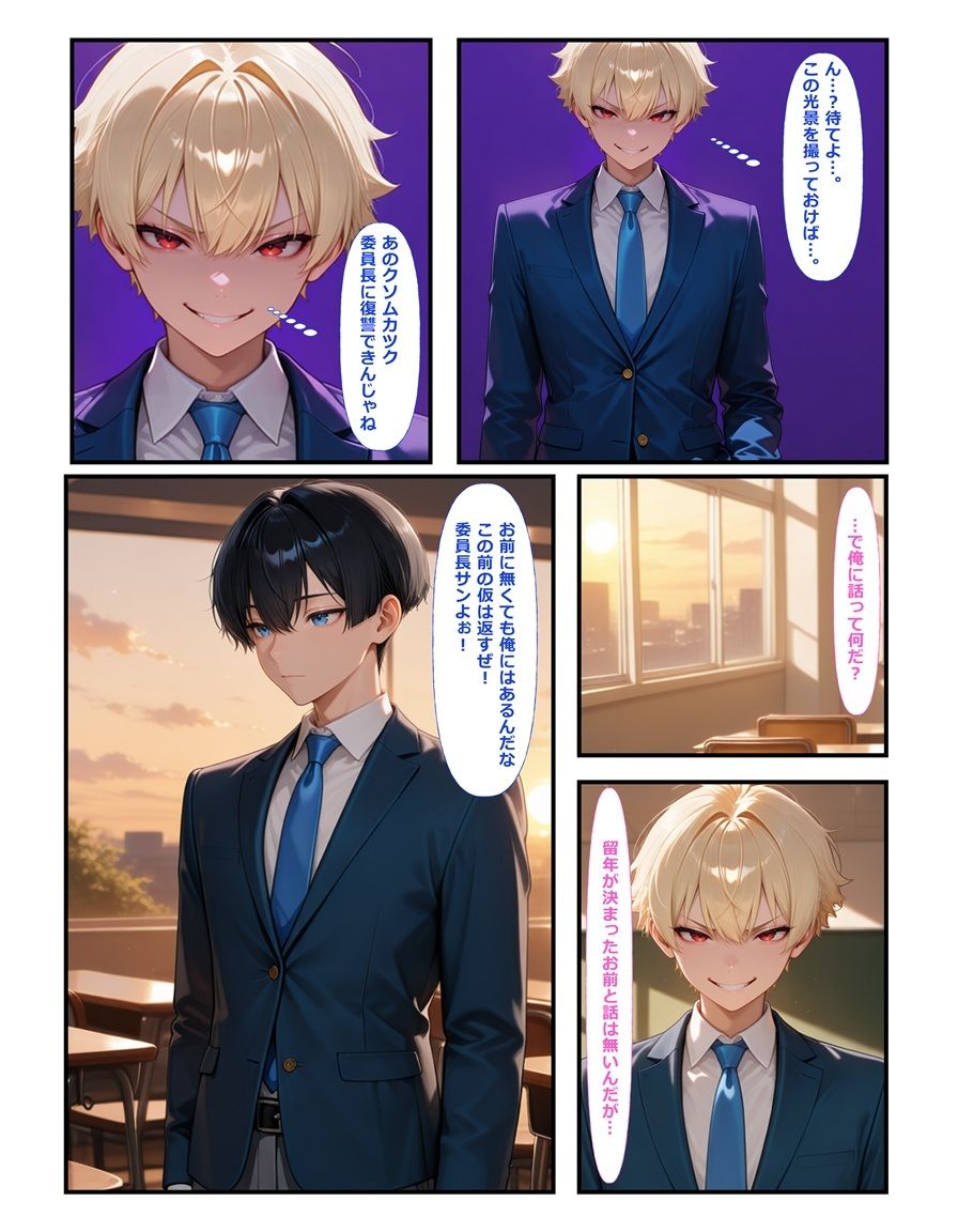 風紀委員長の俺は不良の肉便器〜完全雌堕ちする元優等生〜｜BLUEMOON NOVEL サンプル画像 3