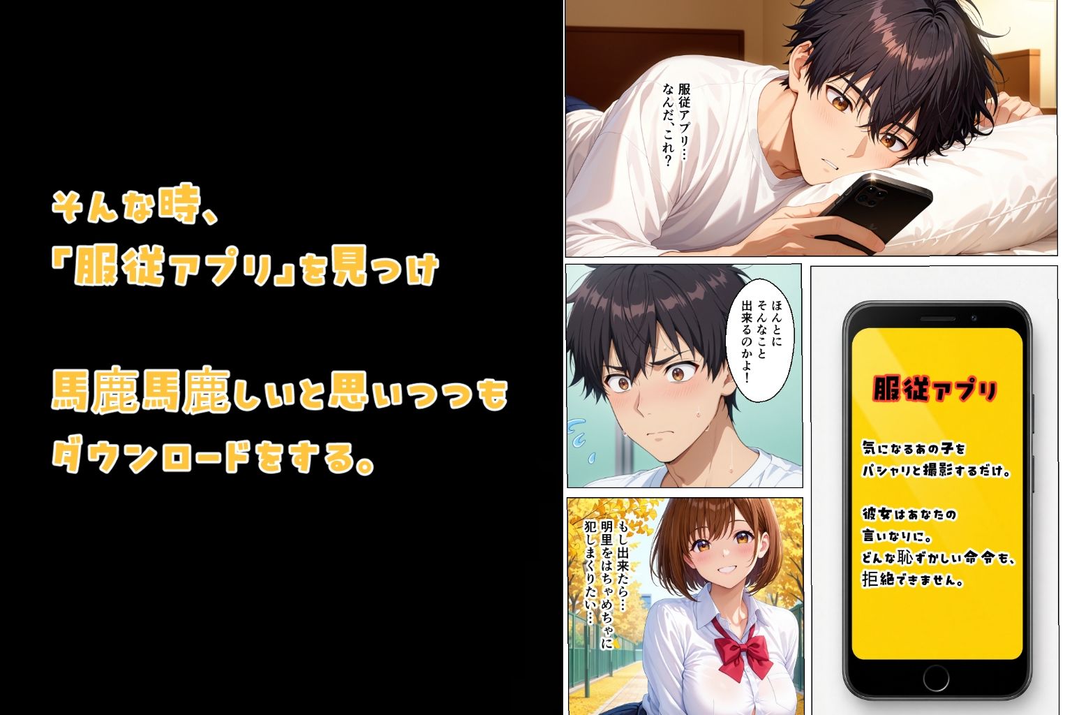 幼馴染が爆乳になったので絶対的服従アプリでヤっちゃいました｜あっぷるりんぐ サンプル画像 2