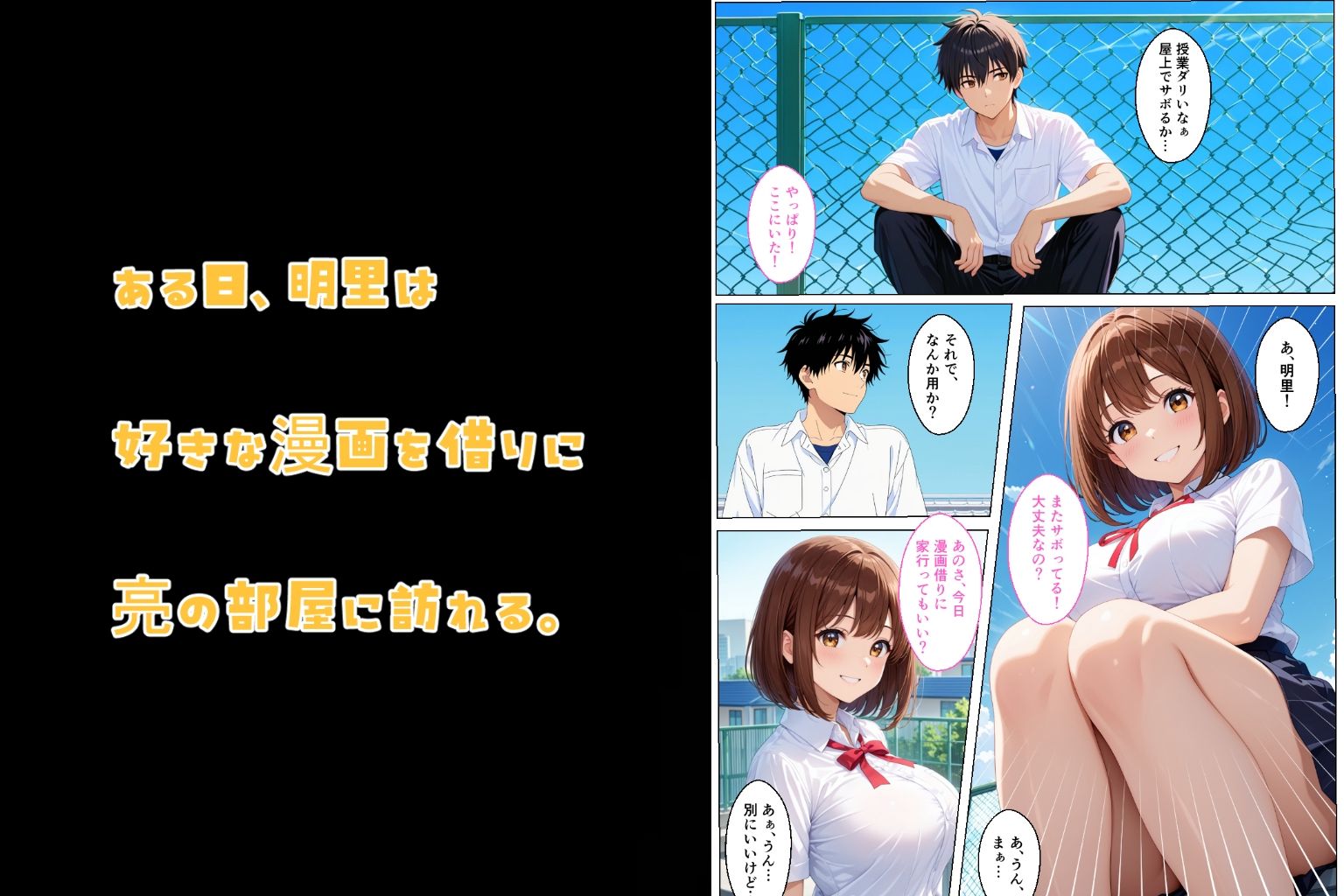 幼馴染が爆乳になったので絶対的服従アプリでヤっちゃいました｜あっぷるりんぐ サンプル画像 3