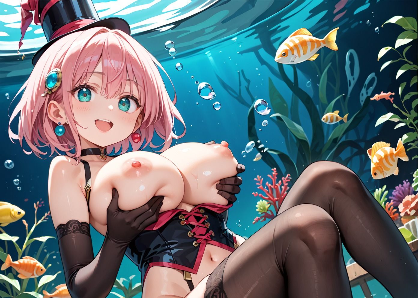 忘却と逢瀬のアクアリウム〜昼休み、水中でだけ続く関係〜 サンプル画像 4