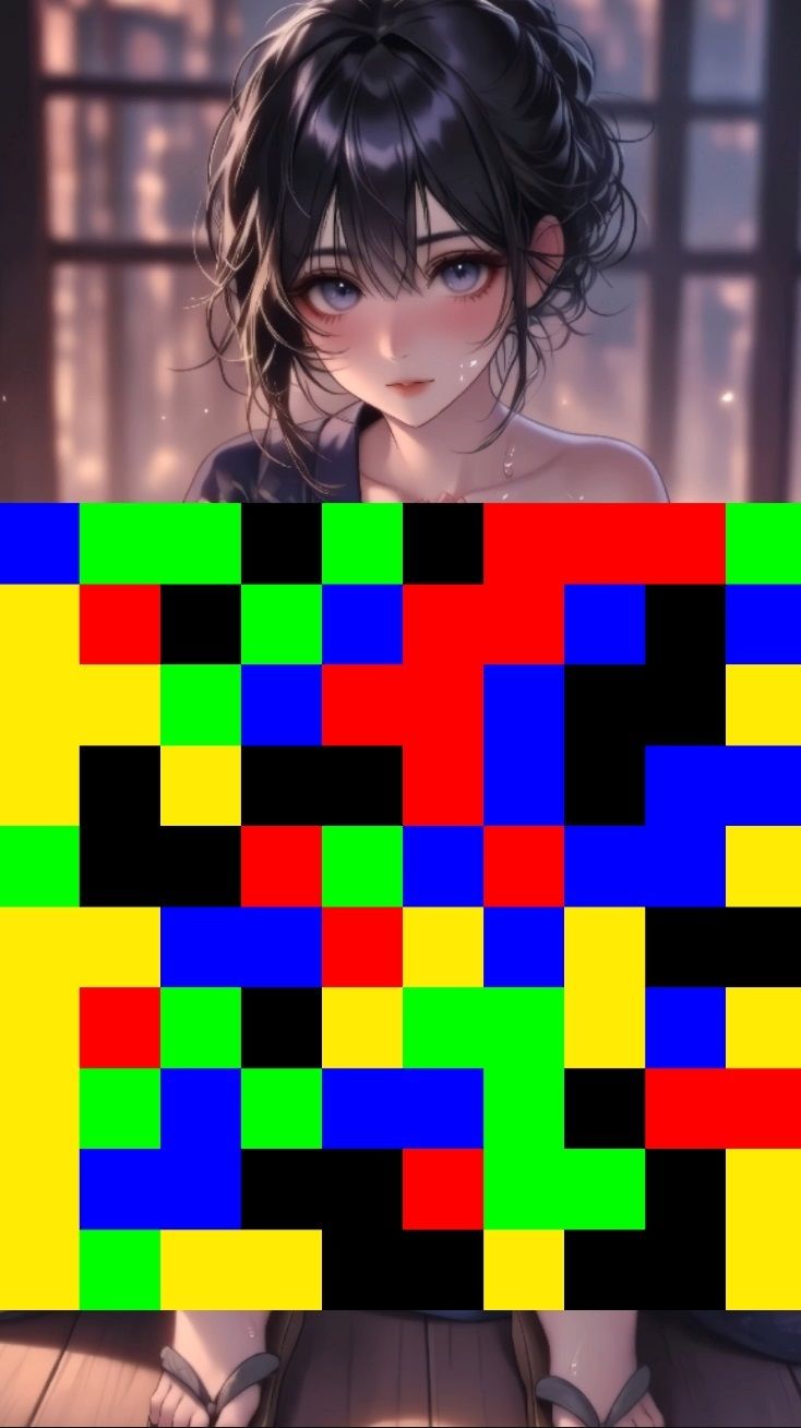 もざ消し! パート3 〜モザイク風ブロックをなぞって消す爽快パズルゲーム〜 サンプル画像 5