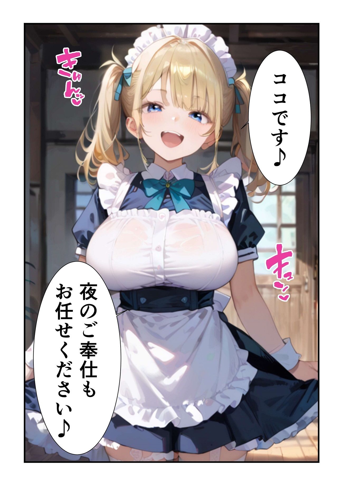 メイドのココちゃん、全力ご奉仕★ドロドロあまあまエッチ提供します！｜ふりふりくん サンプル画像 2