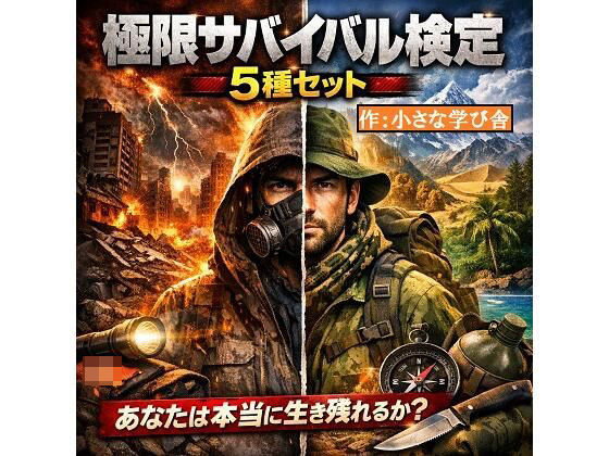 極限サバイバル検定5種セット 〜あなたは本当に生き残れるか？〜｜小さな学び舎