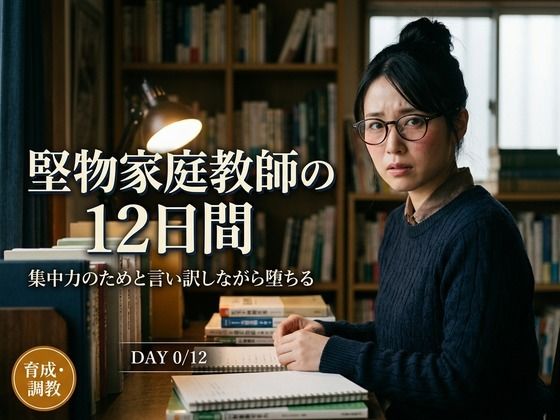 堅物家庭教師・佐倉先生の12日間 〜‘集中力を上げるため’と言い訳しながら堕ちる同棲調教日誌〜｜サボテンキック