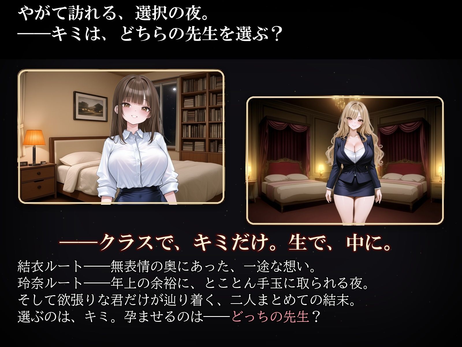 先生とペアで妊活実習 〜クラスで俺だけ中出し許可されてる件〜|nasan サンプル画像 5