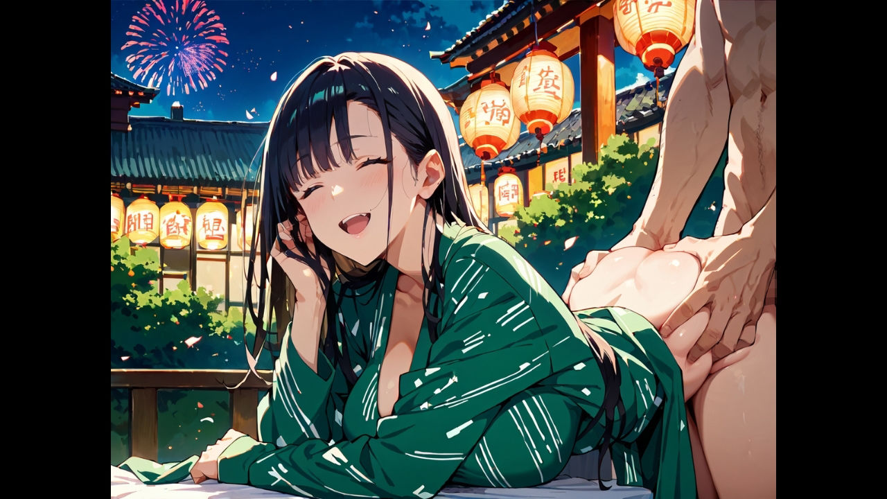 HANABI.〜爆乳着物おねえさん〜|しまうまリス サンプル画像 10