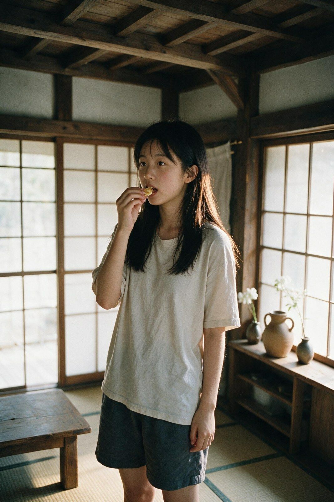 ＜実写級＞現像したら映っていた・田舎から出てきた子（23）の一人暮らし 28本｜ビンビン魔法陣 サンプル画像 5