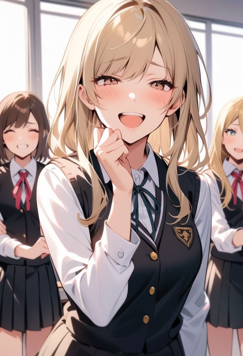 いじめっ娘倶楽部のSPHボイス 同じクラスの女子全員が見ている前でヤンキー女子に虐められて裸にされる軟弱M男君 【クラスメイト視点編】 サンプル画像 7