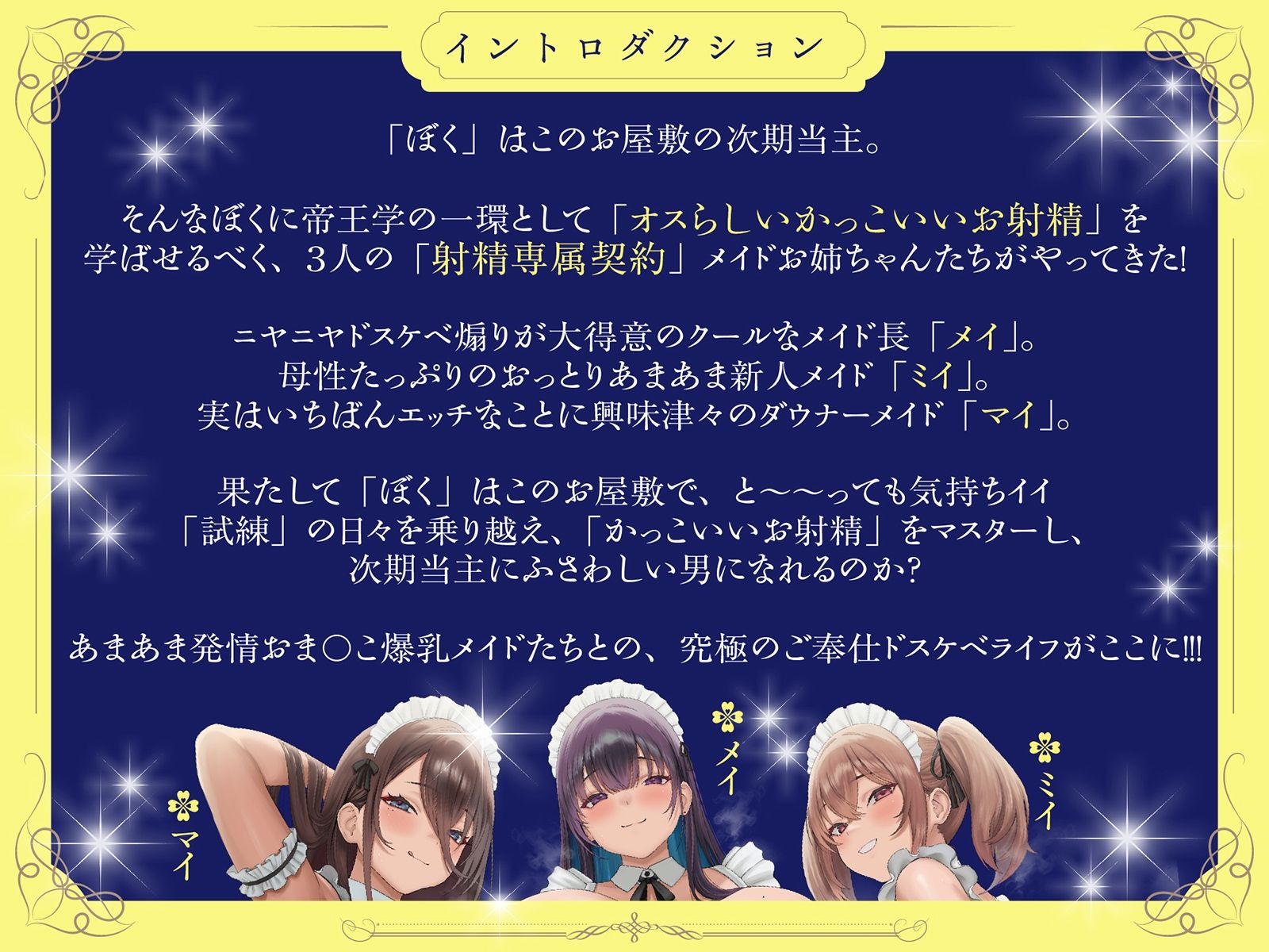 ぼっちゃま専属お姉ちゃんオナホメイド〜タマタマ空っぽになるまで毎日中出し三昧の「孕ませ」帝王学〜【射精管理】 サンプル画像 4