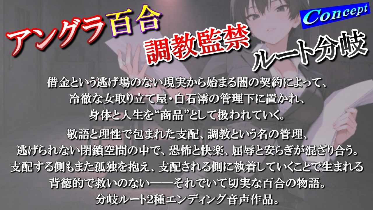 闇バイト契約で借金返済〜クールな取り立て屋と裏風俗で調教監禁生活〜 サンプル画像 2