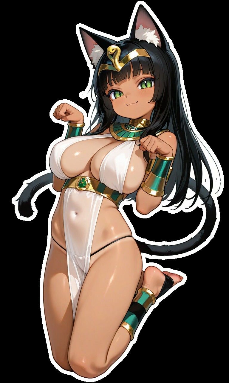 褐色エジプト猫耳爆乳〇リとの日常〜捨て猫から始まる幸せでドスケベな暮らし〜【ファンタジー/けもみみ/人外】｜巨乳大好き屋 サンプル画像 6