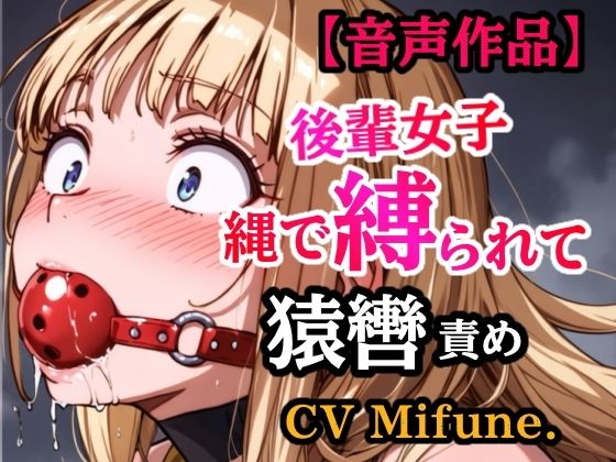 先輩の夢を叶えてあげた結果… 縛られて猿轡を嵌められ、よだれ垂らして悶える後輩｜ぷよのDID倉庫