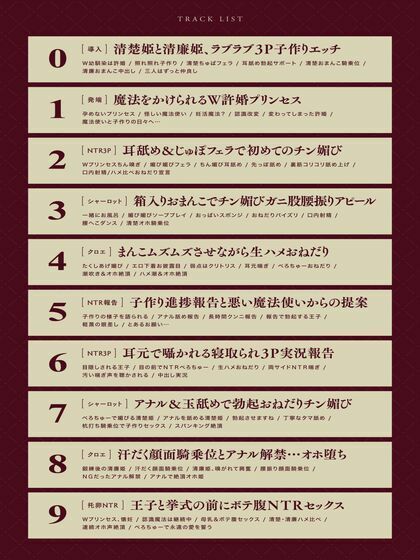 【托卵NTR】認識改変チン媚び魔法〜寝取られたW許婚プリンセス〜【Wオホ声快楽堕ち】|おいなりボイス サンプル画像 6