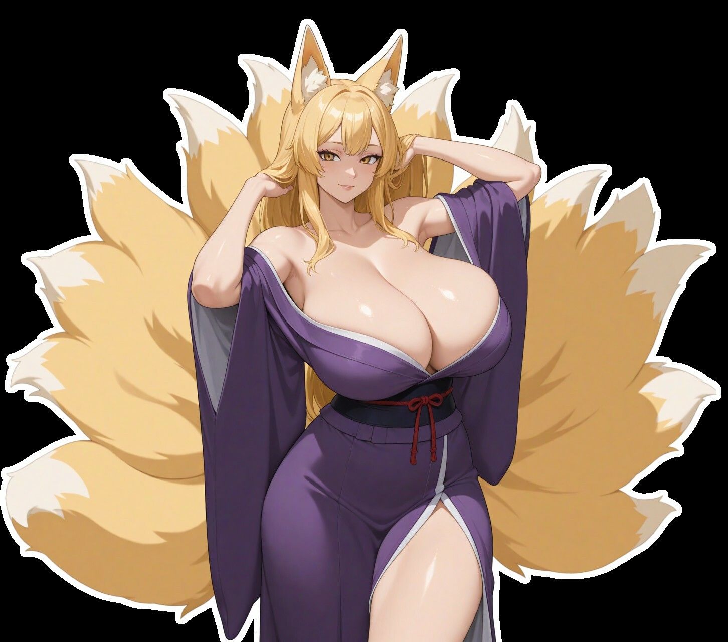 【上位存在】爆乳お狐様に一方的に愛され、一生孕ませ交尾させられる話【ファンタジー/男性受け】｜巨乳大好き屋 サンプル画像 6