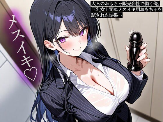 大人のおもちゃ販売会社で働く俺。巨乳女上司にメスイキ用おもちゃを試された結果‥｜またたび