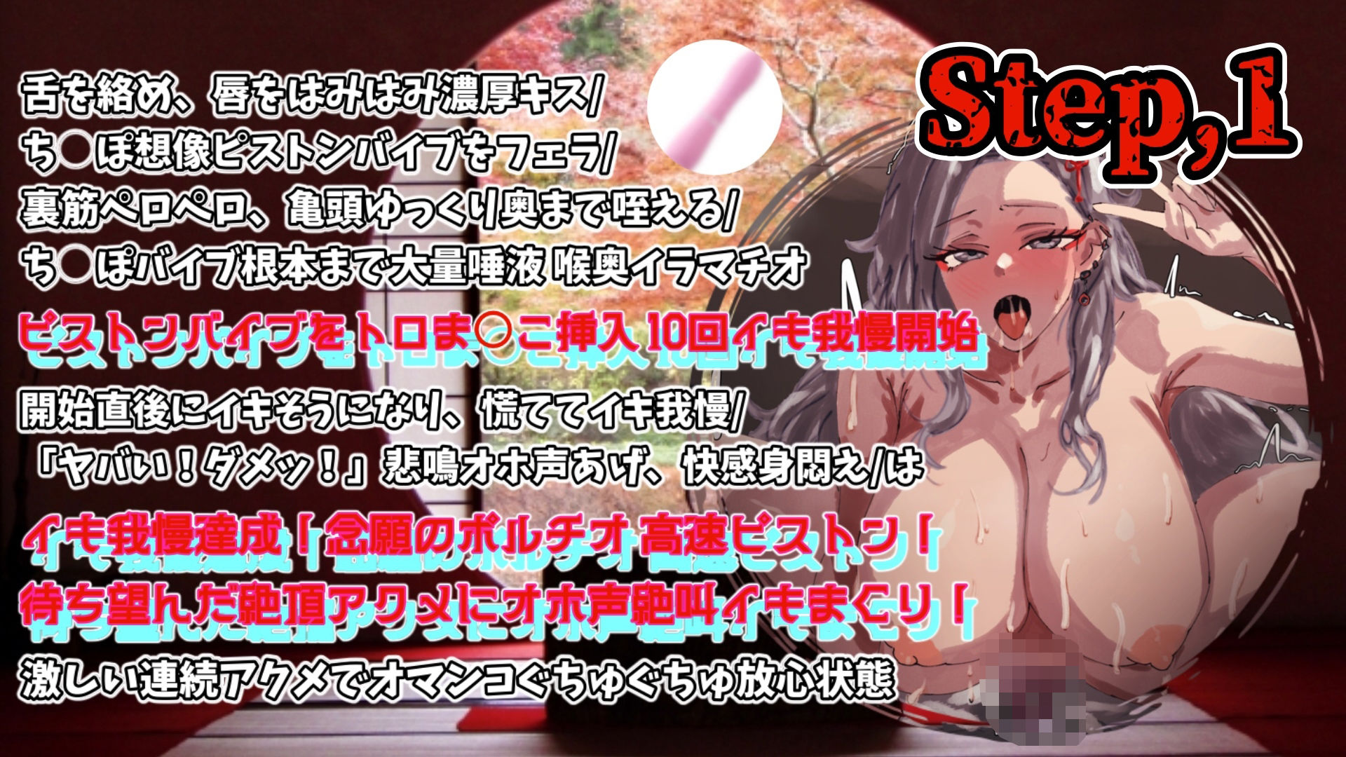 【実演】『女体快楽実験場』被験体No，019「祈唯手みりゅぅ」Stage，1前編【オホ声】｜OHOGOE サンプル画像 3