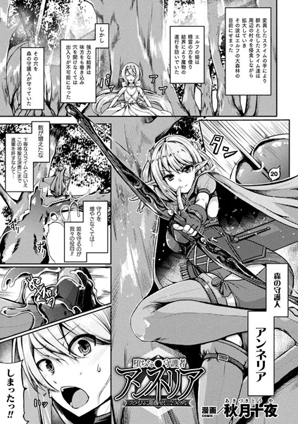 堕ちた守護者アンネリア スライムに陥落せし二つの穴（単話）｜秋月十夜