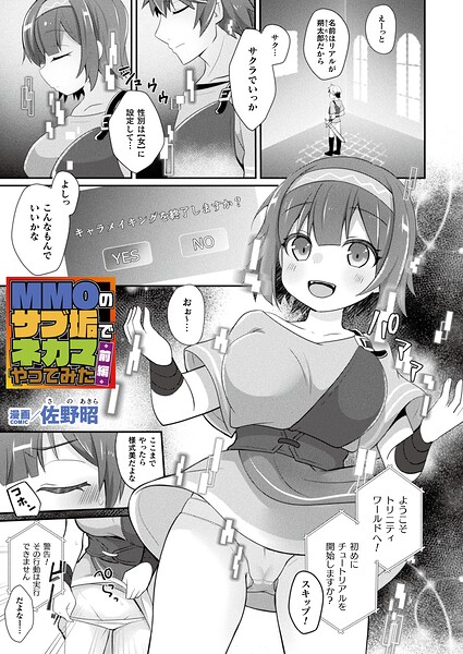 MMOのサブ垢でネカマやってみた（単話）｜佐野昭