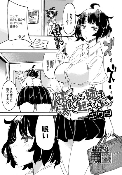 寝ている姉は、決して起きない。（単話）｜キクタ