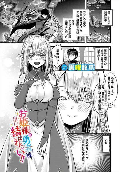 お姫様は勇者様と結ばれたい！！（単話）｜黒曜龍爪
