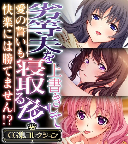 劣等夫を上書きして寝取る夜 〜愛の誓いも快楽には勝てません！？〜【CG集コレクション】｜大人のSEXY絵本