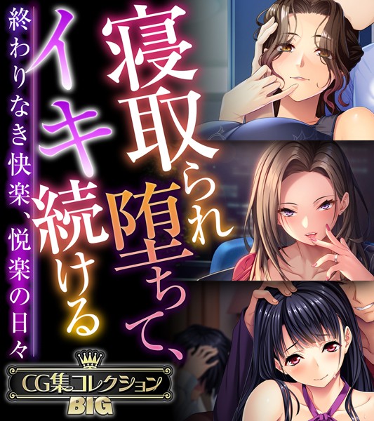 寝取られ堕ちて、イキ続ける 〜終わりなき快楽、悦楽の日々〜【CG集コレクションBIG】｜大人のSEXY絵本
