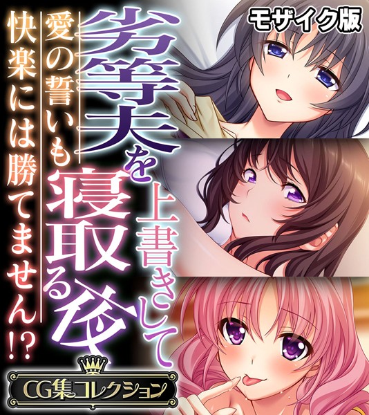 劣等夫を上書きして寝取る夜 〜愛の誓いも快楽には勝てません！？〜【CG集コレクション】 モザイク版｜大人のSEXY絵本