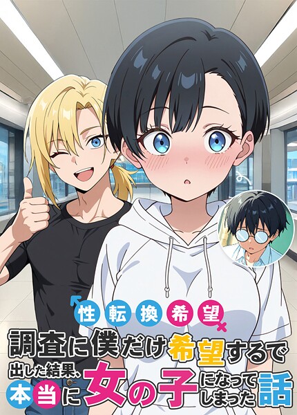 性転換希望調査に僕だけ希望するで出した結果、本当に女の子になってしまった話｜コミック宴