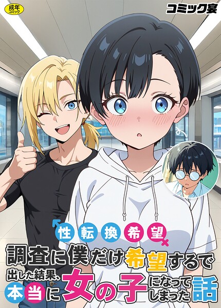性転換希望調査に僕だけ希望するで出した結果、本当に女の子になってしまった話｜コミック宴